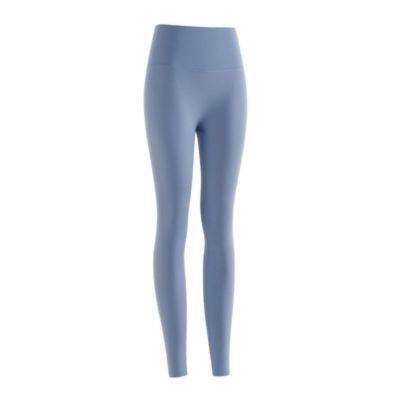 The New Uniqlo new seamless yoga pants peach fitness sports pants tight high waist nude running yoga pants shark pants