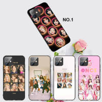 Casing หรับ iPhone 14 13 11 Pro Max 11 Mini 8+ 8 Plus EL113 Twice sana Pattern Phone เคสโทรศัพท์ อ่อนนุ่ม TPU Shockproof Black ปก