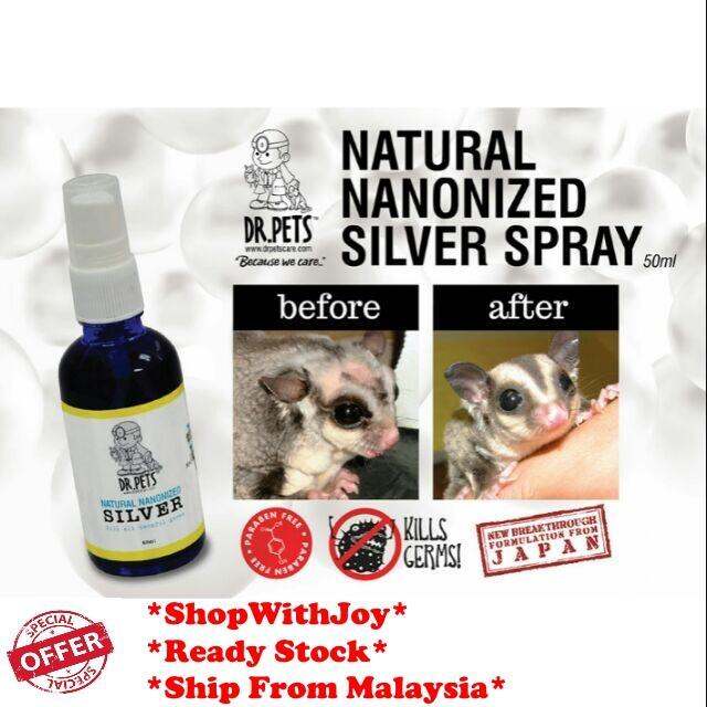 【Msia Stock Effective】DR. PET NANO SILVER SPRAY Wound Infection Healing
