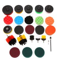 36Pcs Drill Brush Attachment Set Drill Brush with Extended Attachment Cleaning Accessories for Bathroom, Car, Kitchen