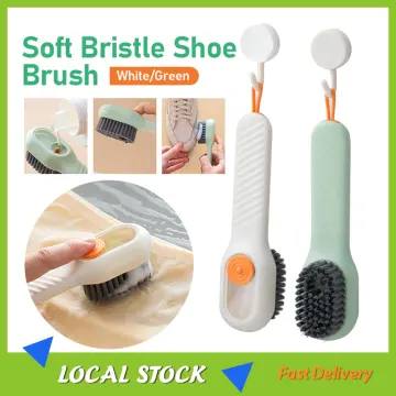 Automatic Liquid Cleaning Brushes Soft Bristles Shoe Brush Cleaners Push  Type Multifunctional for Daily Use for Kitchen Bathroom