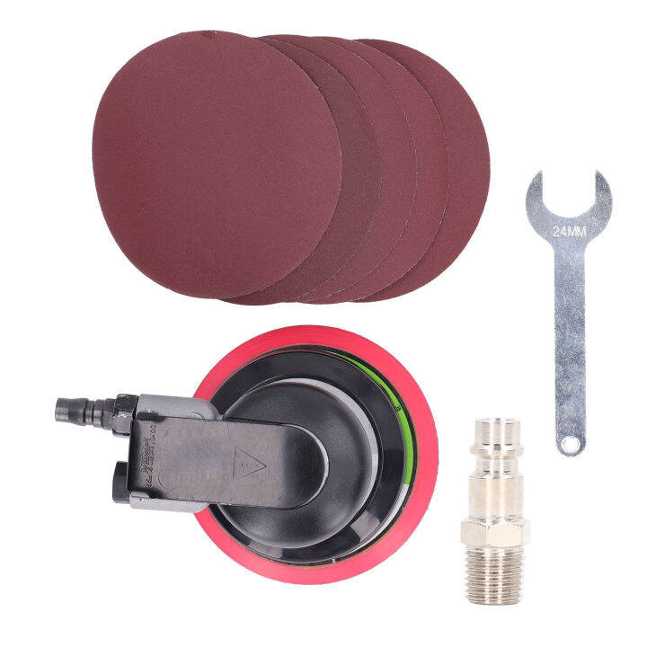 5in-disc-air-polisher-set-นิวเมติก-palm-sander-เครื่องบดกระดาษทราย-1-4in-inlet-10000rpm