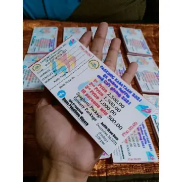 Tickets decorative stickers 50pcs