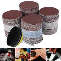 240Pcs 2Inch 50mm Sanding Discs Paper 60-3000 Grit Wet And Dry Flocking Sandpaper Round Shape Grinding Pad Polishing Sheets