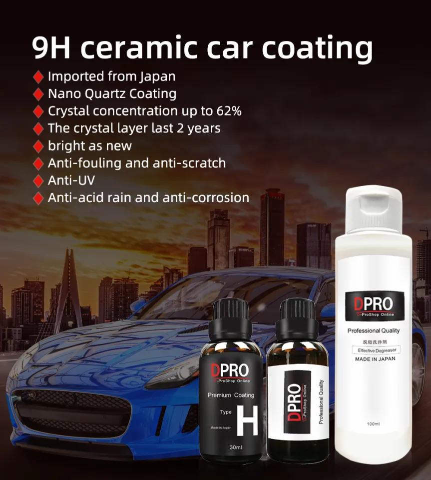 9h Liquid Glass Ceramic Car Coating Waterproof Nano Ceramics Car Paint Care  Anti-scratch Super Hydrophobic Glass Coating - Paint Care - AliExpress