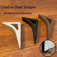 Triangle Door Stopper Safety Protection Door Bottoms Door Handle Stopper Home Office Door Rear Retainer Anti-collision Stopper