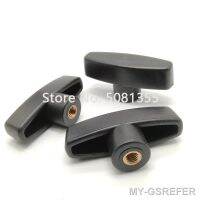 5pcs/lot M6 M8 M10 T type hand adjusting nut / T Type Plastic Head Handle nuts Wood Plum Bolt