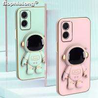 Soft Phone Cases for OPPO Reno8 T Reno 8 T 8T A58 A58X A17 A17K A97 A1 Pro Shinning Space Astronaut Fold Standing Back Cover