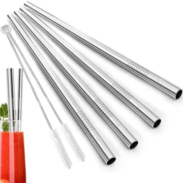 reusable 12mm hard plastic straws bubble