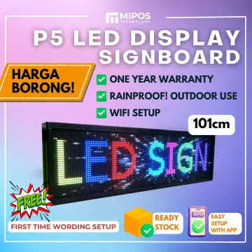 Led sign board sale price