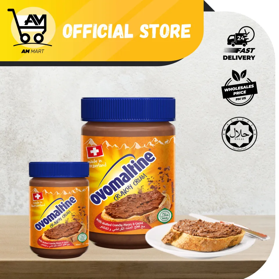 Ovomaltine Crunchy Cream 380g/ Malt Cream Spread