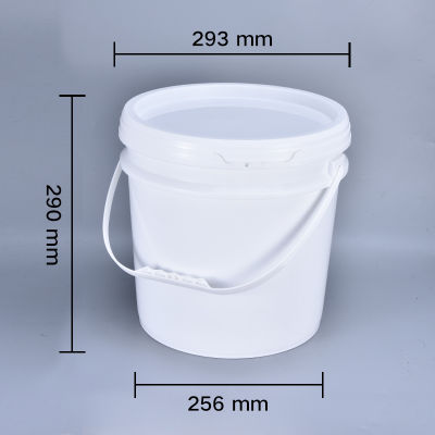 202114L Plastic Bucket with Lid Paint Liquid Pail PP Material Food Grade Empty Container with Oil Nozzle Lid Home Cleaning Tool