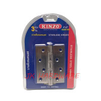 KINZO 4320SS บานพับ ประตู หน้าต่าง บานพับสแตนเลส 4 นิ้ว 3 ชิ้น