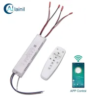 Dimmable intelligent LED driver chandeliers transformer 2.4G remote&amp;APP control power supply be used for dual colors LED ribbon Electrical Circuitry