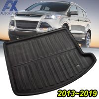 3d Boot Mat ด้านหลัง Trunk Liner สำหรับ Ford Escape Kuga 2013-2015 2016 2017 2018 Cargo ชั้นถาดพรมโคลน Kick Protector ซ้อนทับ