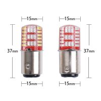 2PCS 1157 BAY15D P215W Strobe Flash LED 3014 LED 42SMD Bulbs For Car Tail ke Lights Auto Turn Signal Lamp Bulb white blue red