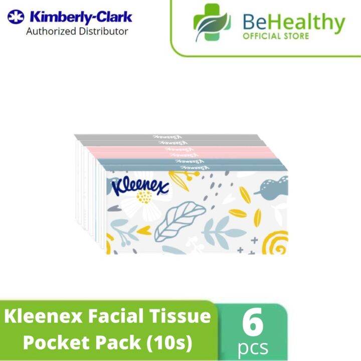 TISSUE PAPER Kleenex Facial Tissue Pocket Pack (10s x 6 pcs) Lazada PH