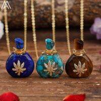 Perfume Pendant Turquoises Healing Necklace Jewelry Dropship