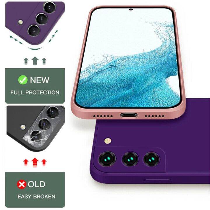 xguo-liquid-silicone-phone-case-for-samsung-galaxy-s23-s22-s21-s20-ultra-plus-fe-a54-a53-a52-a51-a73-a72-a71-a34-a33-a32-cover-phone-cases