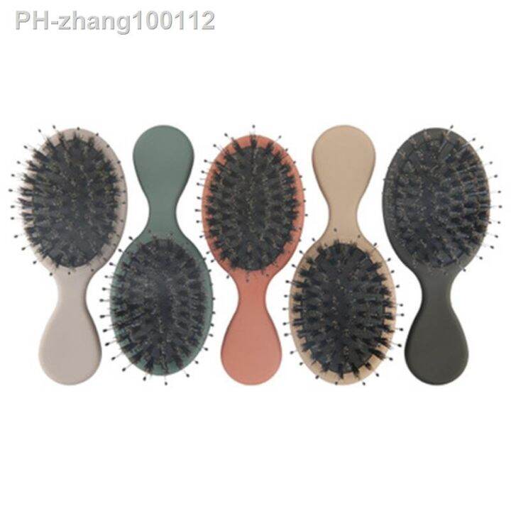 Small Detangle Hair Comb Portable Round Pocket Small Size Travel