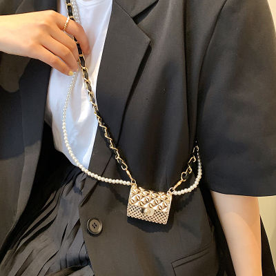 Super Mini Women Purse Gold Box Mini Crossbody Bag For Women 2021 Fashion Bag Chain Shoulder Luxury Purse Waist Bag
