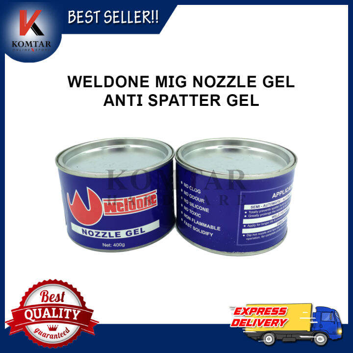 WELDONE MIG Nozzle Gel/Anti Spatter Gel (400g) For MIG Torch Nozzle and