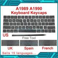 New A1989 A1990 Keyboard keys keycap for Macbook Pro Retina laptop key cap 2018 2019 Year