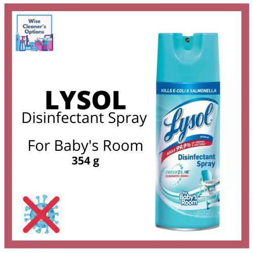Lysol Disinfectant Spray For Baby's Room 354g Lazada PH