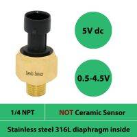 0 150psi industrial pressure sensor 10bar 1.6 1.2mpa gauge 30 50psi 75 psi 1 4NPT thread 5Vdc supply 0.5 4.5V signal