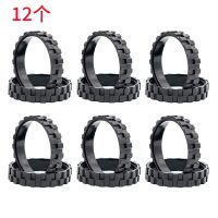 12Pcs Tire Skin Wheel Tire for IROBOT ROOMBA I7 I7 Plus E5 E6 E7 500 600 700 800 900 Series S9 S9+ Vacuum Cleaner Replacement Parts