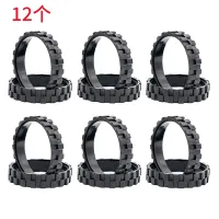 12Pcs Tire Skin Wheel Tire for I7 I7 Plus E5 E6 E7 500 600 700 800 900 Series S9 S9+ Vacuum Cleaner Part