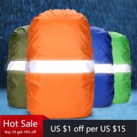 Rain Cover for Backpack Waterproof Camo Tactical Outdoor Hiking Dust Raincover UV Protection Night Reflective Rain Cover Backpack Covers