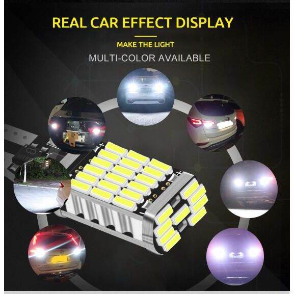 ไฟจอดรถ-led-แคนบัส-t15-45w-16w-920-ไม่มี-rxz-4014-สีแดง-สำหรับรถยนต์-1-หลอด