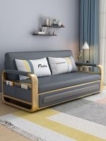 ❁✠☸ fabric bed dual-purpose modern simple single and living room apartment multi-functional storage foldable