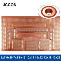 บอร์ดต้นแบบ PCB 2 ชิ้นสากล DIY Matrix Circuit แถวเดียวรูต่อเนื่อง 5x7 6x20 7x9 9x15 10x15 10x22 12x18 13x25cm