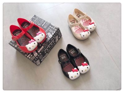 【Clearance Sale】MINI NewMelissa childrens sandals anime cat cartoon girls fish mouth beach shoes