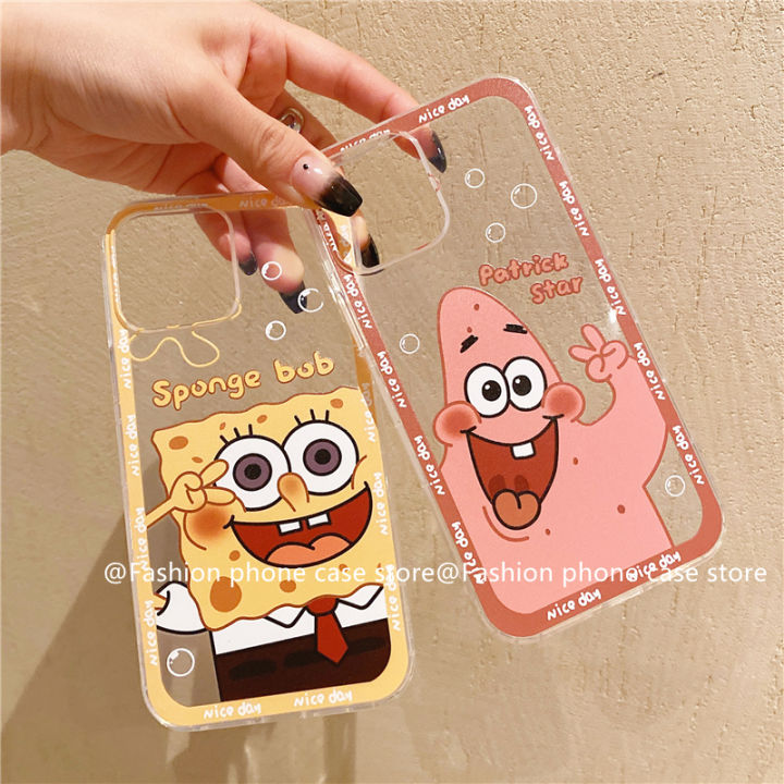 phone-case-เคส-oppo-a58-4g-spongebob-เคสโทรศัพท์รูปการ์ตูนใสราคาไม่แพงซิลิโคนนิ่ม-oppoa58-4g-2023