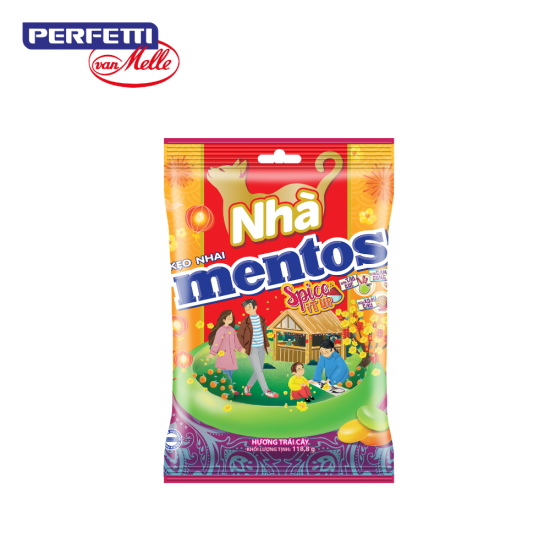 Kẹo nhai mentos spice it up gói 44 viên - 118.8g - ảnh sản phẩm 1