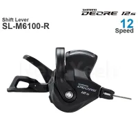 SHIMANO M6100 SL-M6100-R เปลี่ยนเกียร์12V สายรัดคันเกียร์ขวาแบบหนีบที่จับสำหรับ JEEP Wrangler ชิ้นส่วนดั้งเดิม12สปีด