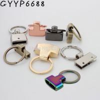 【CW】 2-30pcs o ring handmade leather luggage accessories Hanging keychain chain hook pendant Fob hardware