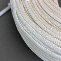 【cw】 1M 1 25mm Diameter 600 Deg Temperature Cable Sleeving Fiberglass Tube Braided Soft Chemical Tubing Insulation casing 【hot】 !