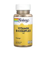 [ วิตามินบีรวม ] Solaray, Vitamin B-Complex 50, x 100 แคปซูล (VegCaps)