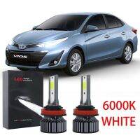 New ชุดแปลงไฟหน้า 6000K สีขาว สําหรับ Vios E Spec J (NCP150) ปี 2013-2019 2 ชิ้น