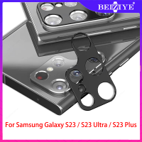 ตัวป้องกันเลนส์กล้องโลหะสำหรับ Samsung Galaxy S23 S23 Ultra ตัวป้องกันหน้าจอกล้องสำหรับฟิล์ม Samsung S23 Plus