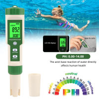 [คลังสินค้าพร้อม] เครื่องทดสอบคุณภาพน้ำความแม่นยำสูง PH Tester ปากกา TDS Meter EC Meter เครื่องวัดความเค็มอุณหภูมิสำหรับน้ำดื่ม Aquarium