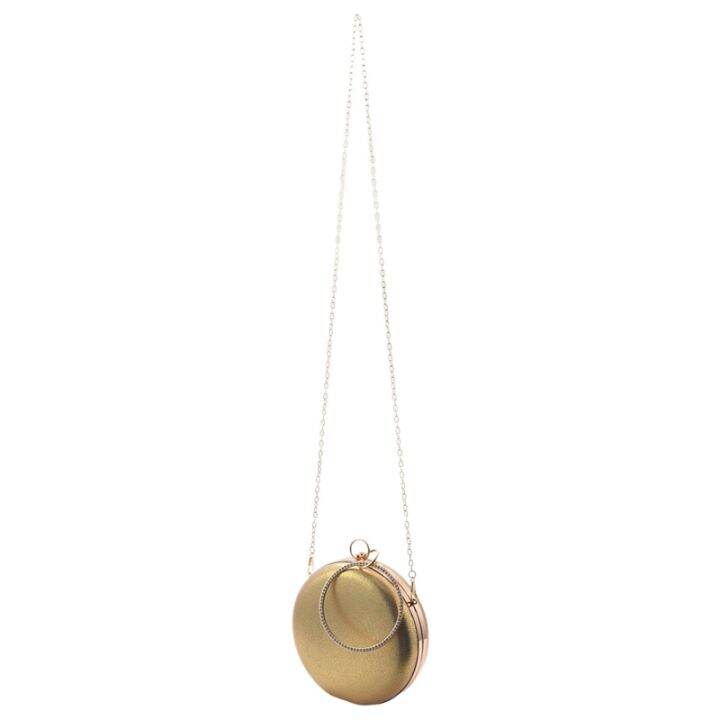 round-shaped-women-evening-bags-diamonds-simple-clutches-chain-shoulder-bags-gold