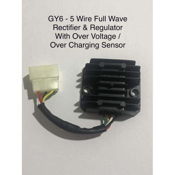 Lihua Gy6 Full Wave Rectifier/Regulator With Overcharging Sensor High Quality Guaranteed