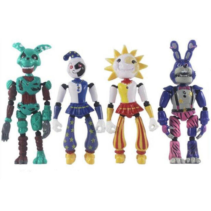 9ชิ้นเซ็ต-five-night-at-freddys-อะนิเมะรูป-fnaf-sundrop-movable-joints-น่ารัก-bonnie-bear-foxy-action-figure-ของเล่นของขวัญ