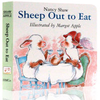Original English picture book sheet out to eat sheep eating out enlightenment paperboard Book Liao Caixing rhyme book list lamb Series picture books early English enlightenment books