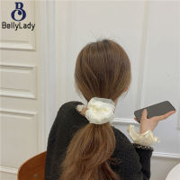 Women Hair Scrunchies Retro Mercerized Simple Solid Color Hair Rope Fashion Accessories【fast】